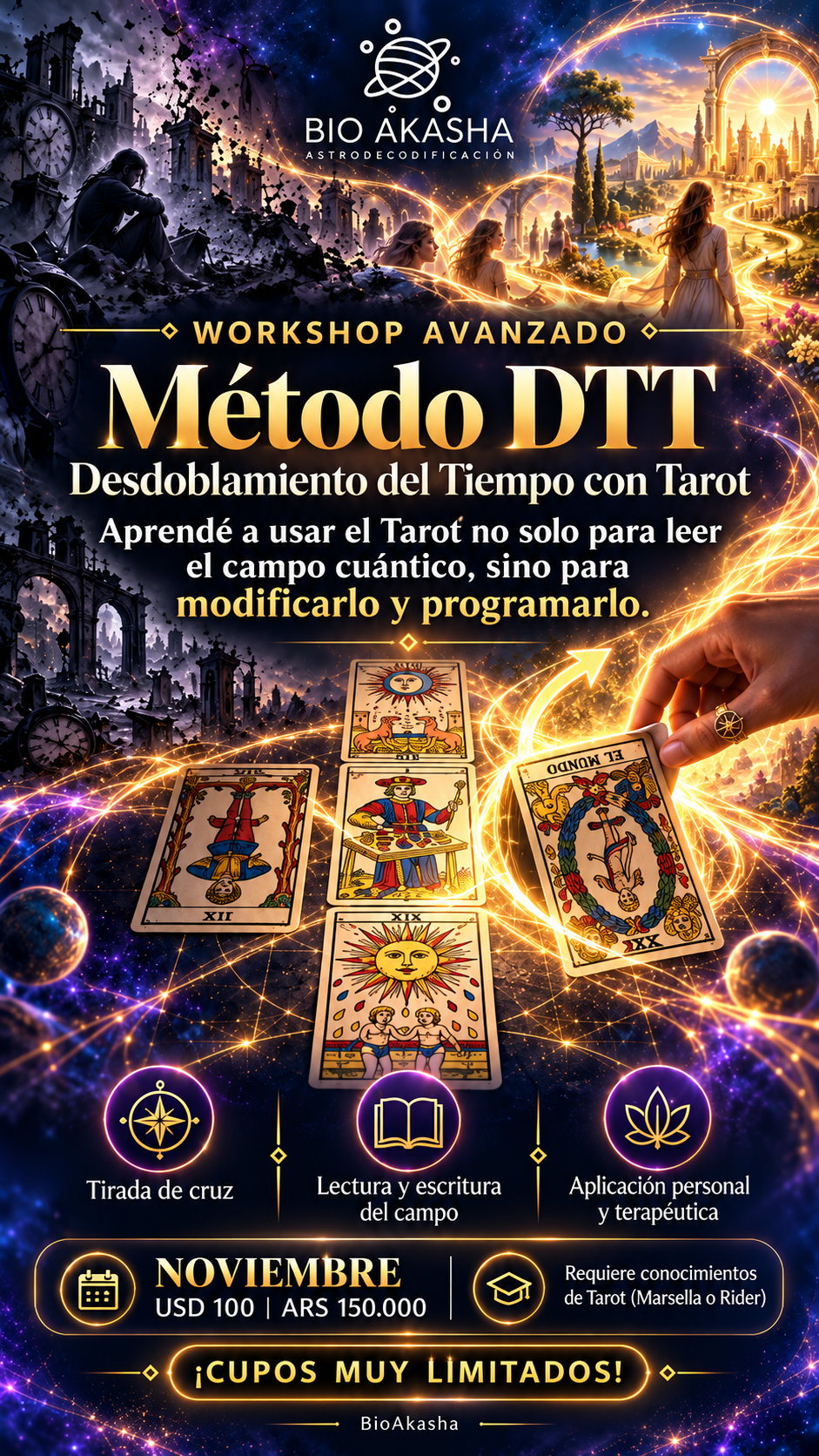 28/11 - MASTER EN MÉTODO DTT® CON TAROT